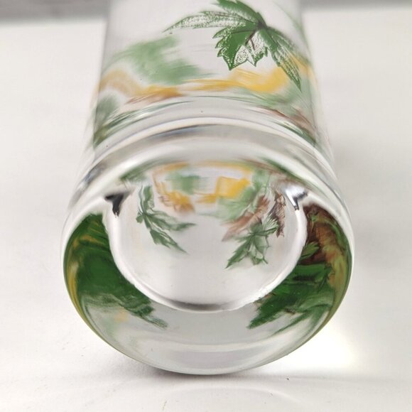 Vintage 50s Maple Leaves Highball Glass - Picture 8 of 9